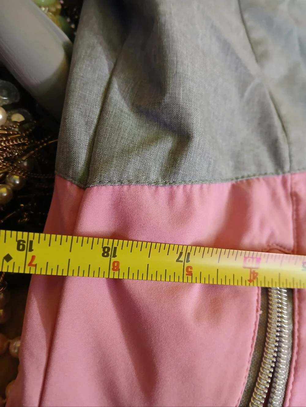 Gerry Girls L 14/16 Pink Gray Hooded Insulated Winter Jacket Coat Full Zip